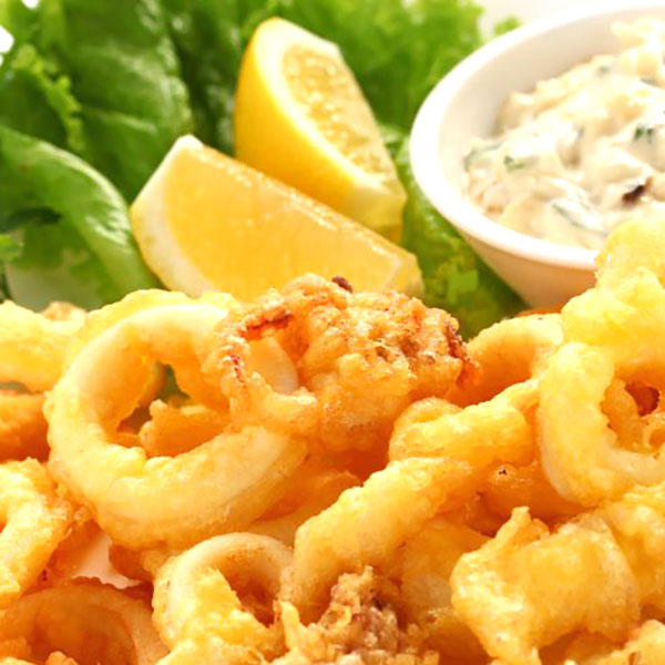 Squid Rings Tempura aprox 15 for 8.50 Strathpine Aussie Seafood House
